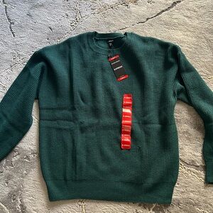 Express teal green sweater